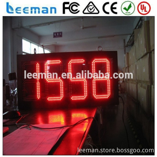 Leeman outdoor red color digital led timer countdown